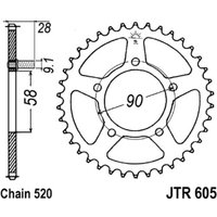 Kettenrad JT JTR605,39 von Jt