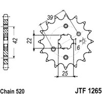 Kettenrad JT JTF1265,12 von Jt