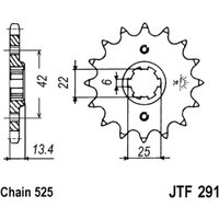 Kettenrad JT JTF291,14 von Jt