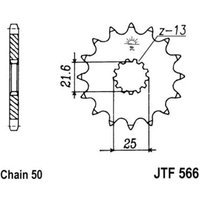 Kettenrad JT JTF566,16 von Jt