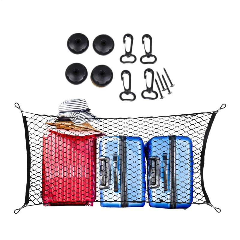 Jubepk Cargo Storage Organizer, Trunk Cargo Net, Vehicle Storage Net, Car Trunk Organizer, Truck Cargo Organizer 27.56x47.24 Inches for Everyday Use in, SUVs, and Trucks von Jubepk