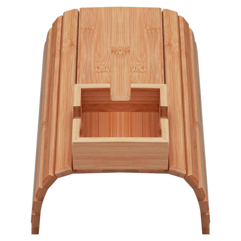 Sofa-Halter aus Holz, Organizer für Getränke, Material (Holz), Mehrzweck-Organizer, Premium-Holzkonstruktion, Couch-Beistelltisch für Getränke, Braun von Jubepk