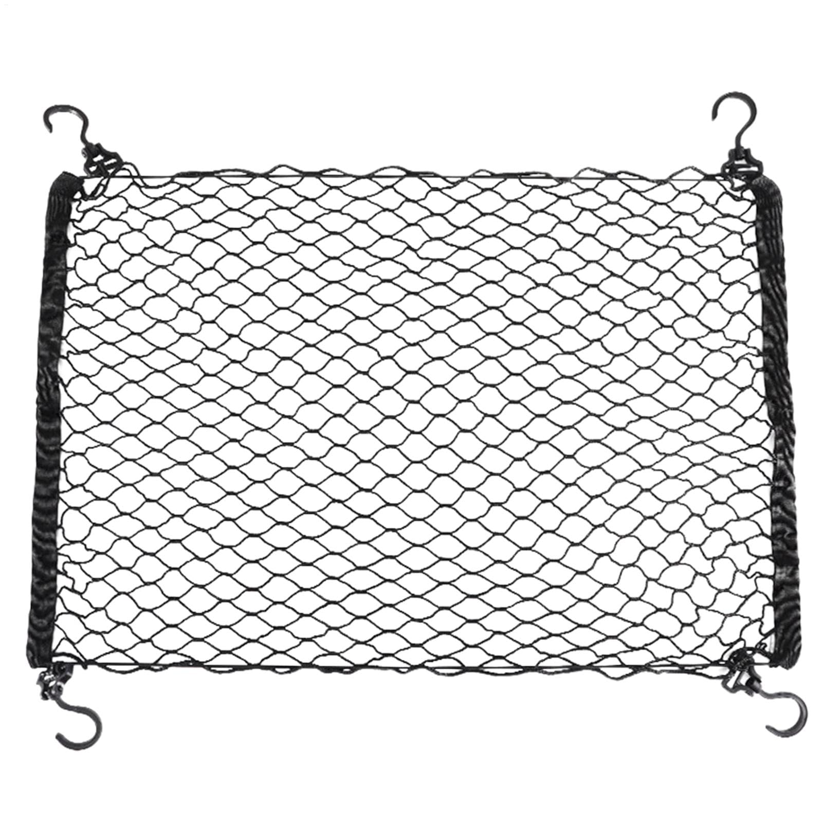 Trunk Cargo Net, Elastic Trunk Net, Car Storage Net, Automotive Hook Nets, Elastic Automotive Trunk Cargo Storage Organizer Net for Cars and RVs with Hook Attachment for Secure Storage von Jubepk