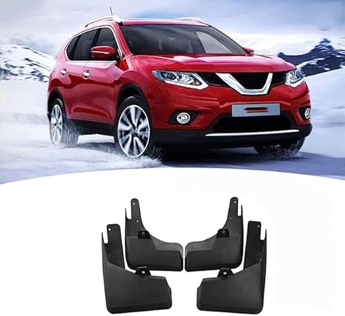 Auto Schmutzfänger Für Nissan X-Trail 2007-2022, Schutz Spritzschutz Zubehör 4 Stück Kotflügel,2014-2019 von Jufjsfy