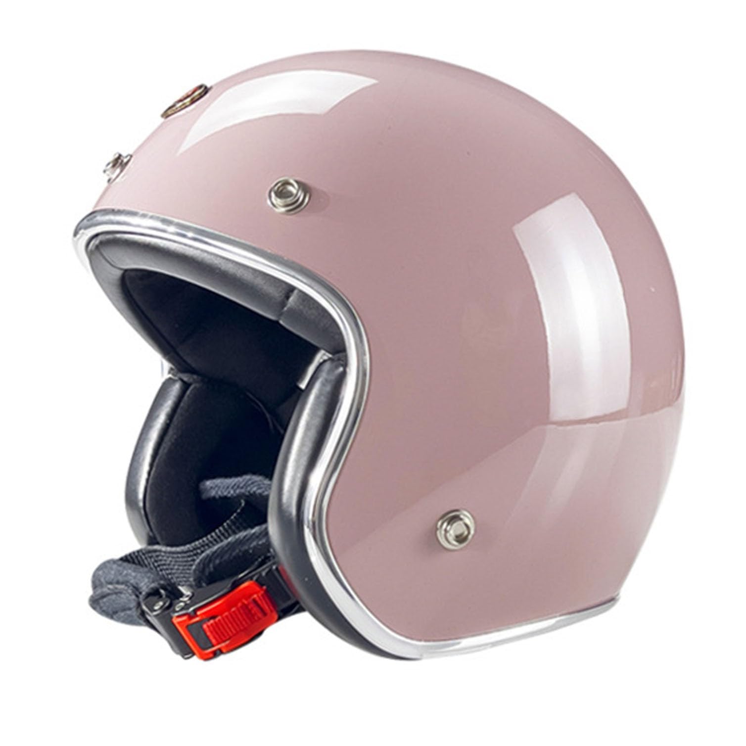 Jethelm Motorradhelm Mit Offenem Gesicht DOT/ECE-Zugelassener Motorrad-Crash-Jet-Helm Mit Bluetooth Scooter 3/4 Halbhelme für Damen Herren Erwachsener 4,L(59~60CM) von JunPing