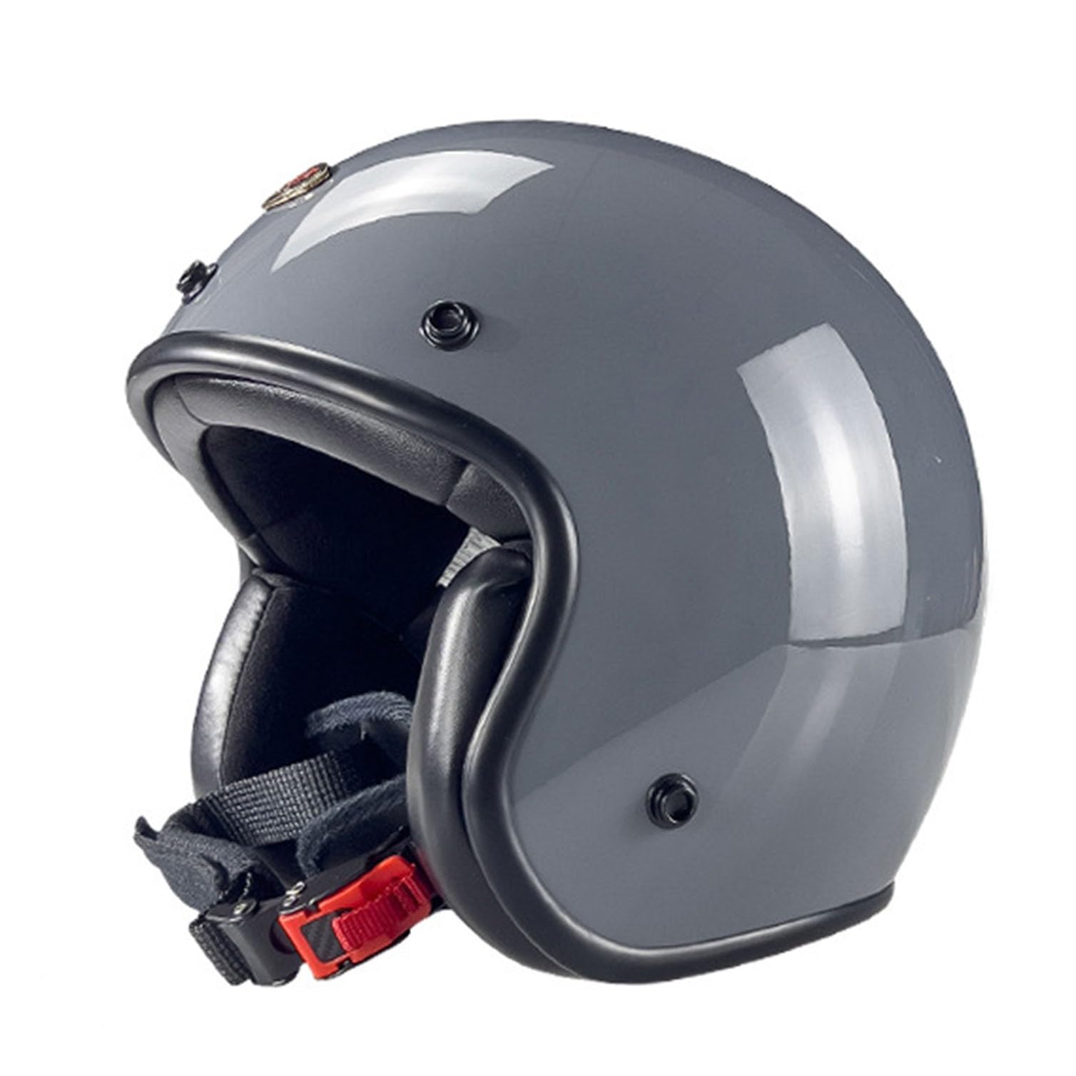Jethelm Motorradhelm Mit Offenem Gesicht DOT/ECE-Zugelassener Motorrad-Crash-Jet-Helm Mit Bluetooth Scooter 3/4 Halbhelme für Damen Herren Erwachsener 5,S(55~56CM) von JunPing