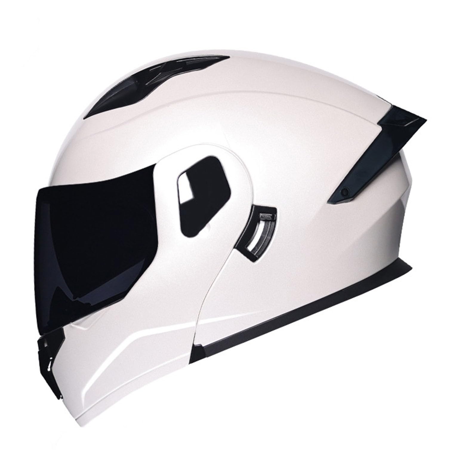 Klapphelm Integralhelm mit Doppelvisier Integriert Motorradhelm Motorradhelm mit Antibeschlagvisier ECEDOT Zertifiziert Motorrad Full Face Helm Klapphelm mit Sonnenblende vorbereitet 10,2XL=63-64CM von JunPing