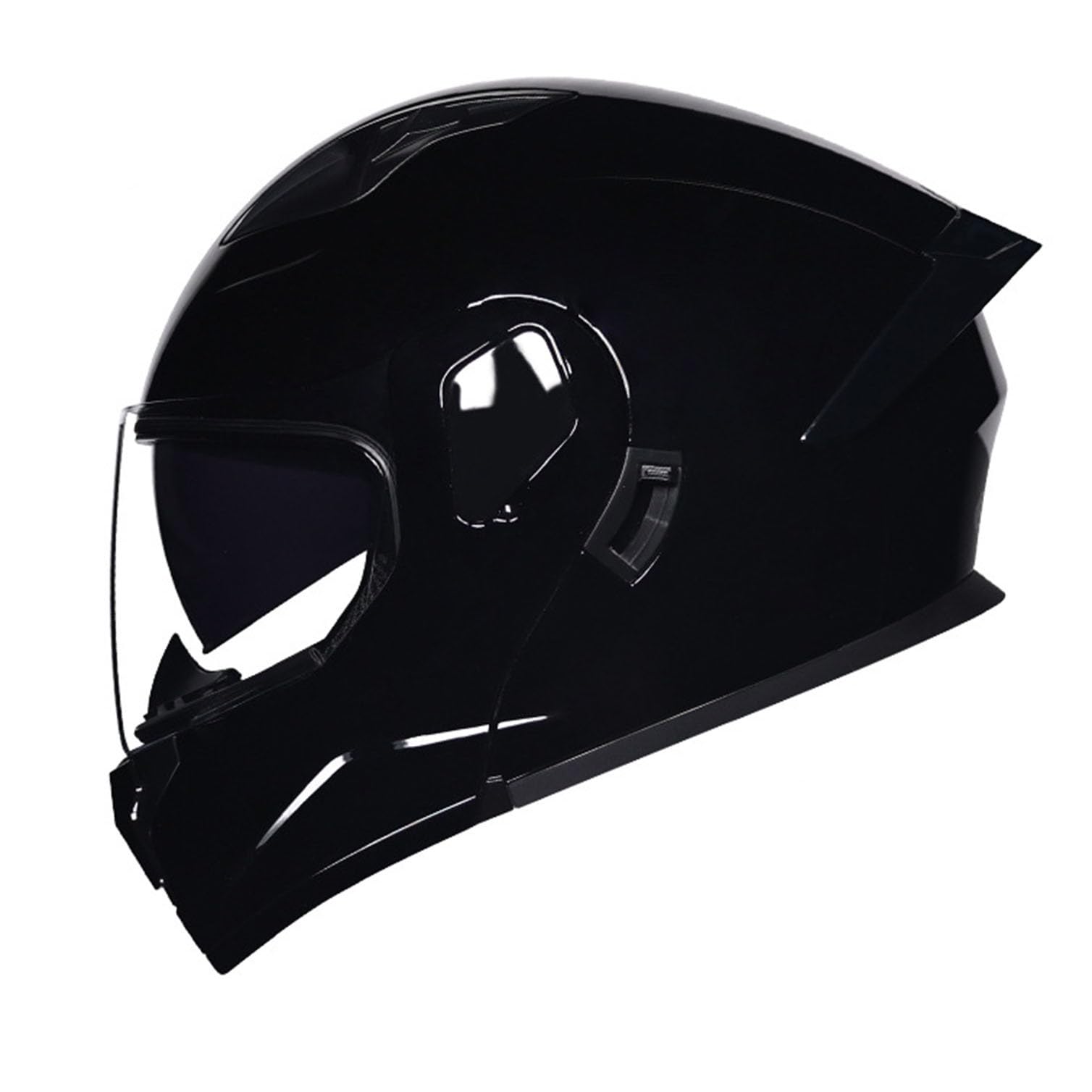 Klapphelm Integralhelm mit Doppelvisier Integriert Motorradhelm Motorradhelm mit Antibeschlagvisier ECEDOT Zertifiziert Motorrad Full Face Helm Klapphelm mit Sonnenblende vorbereitet 3,XL=61-62CM von JunPing