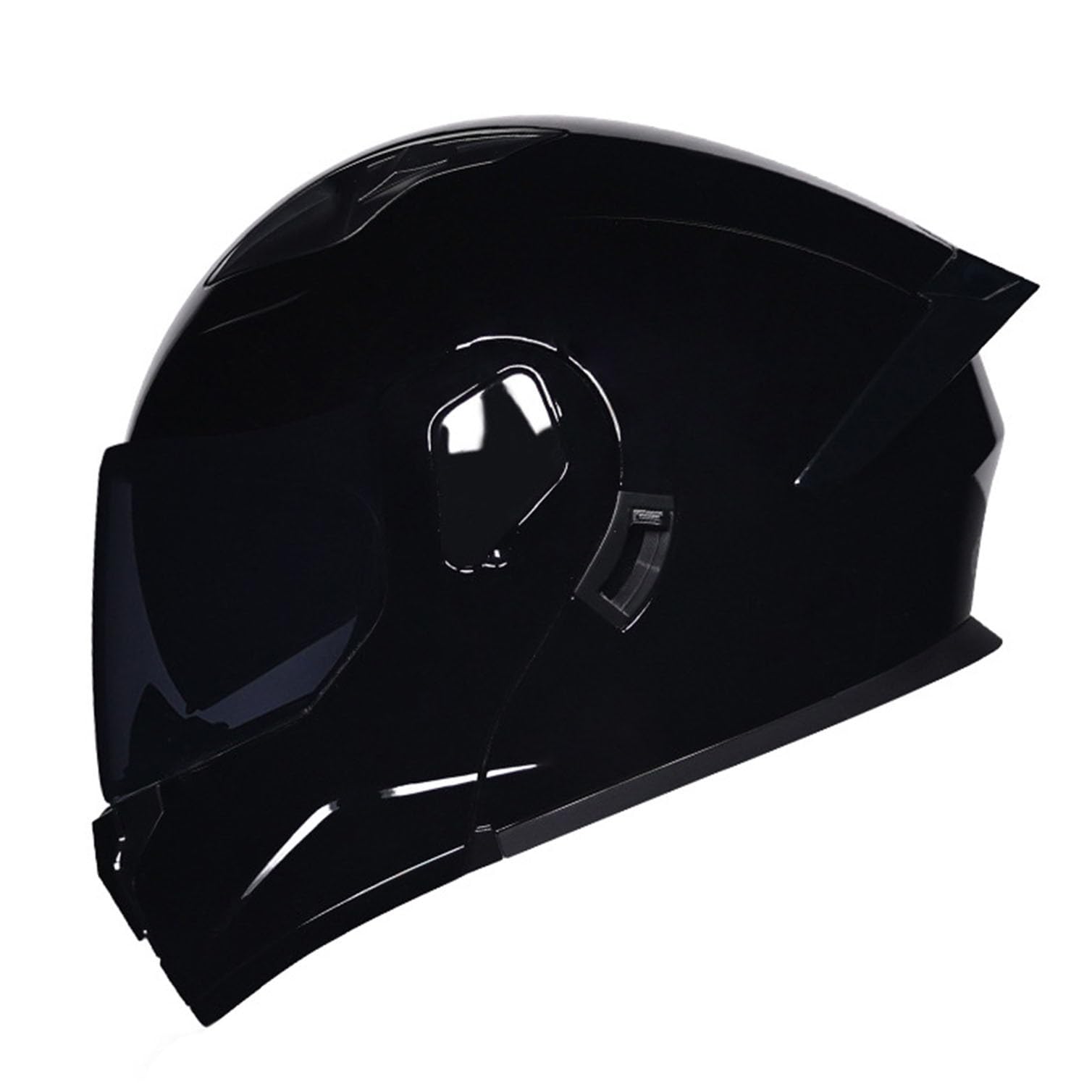 Klapphelm Integralhelm mit Doppelvisier Integriert Motorradhelm Motorradhelm mit Antibeschlagvisier ECEDOT Zertifiziert Motorrad Full Face Helm Klapphelm mit Sonnenblende vorbereitet 4,XL=61-62CM von JunPing