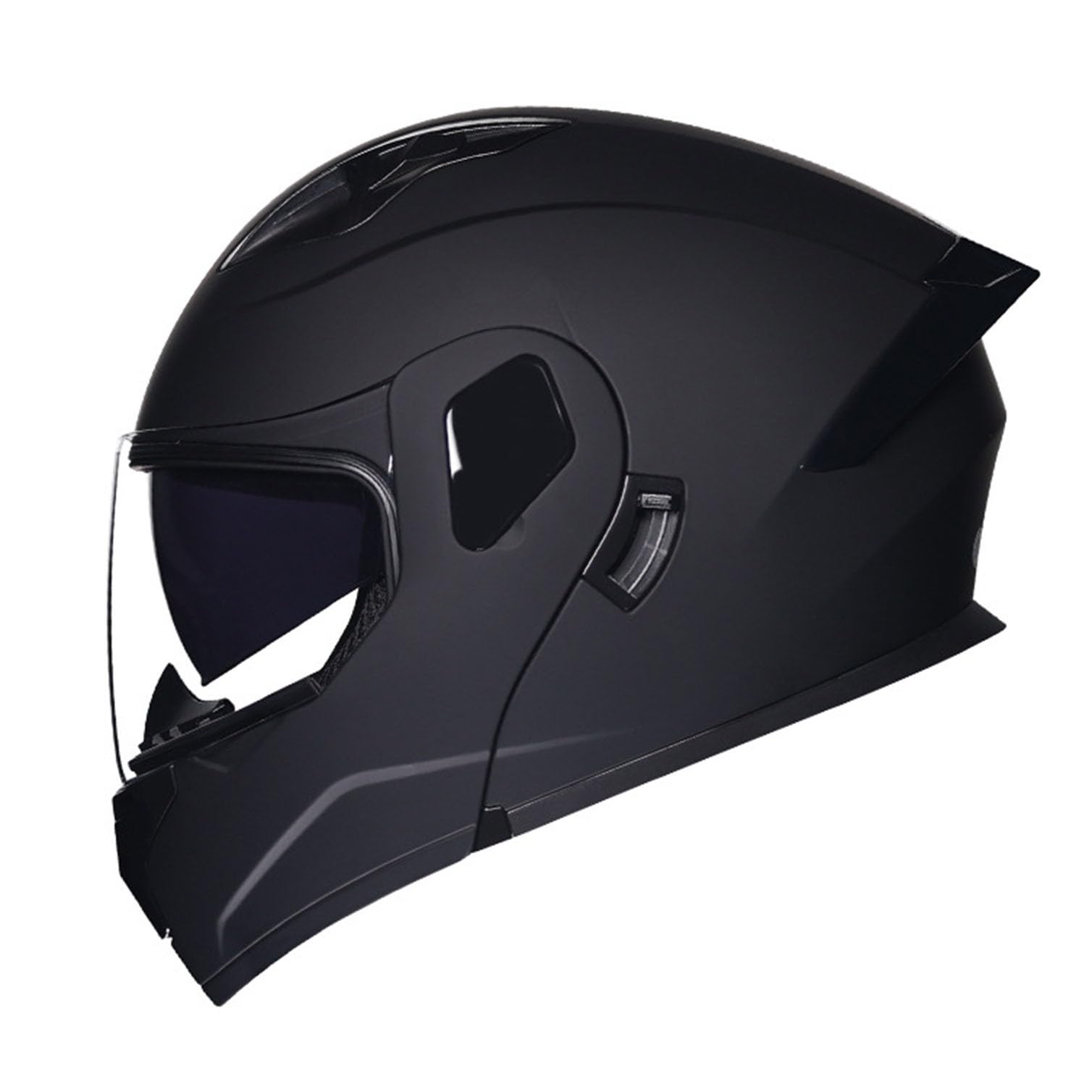 Klapphelm Mit ECEDOT Zertifiziert Integriert Motorrad Helm Mit Doppelvisier, Mit Eingebautem Mikrofon Für Automatische Reaktion, Für Erwachsene Frauen Männer 20,XL=61-62CM von JunPing