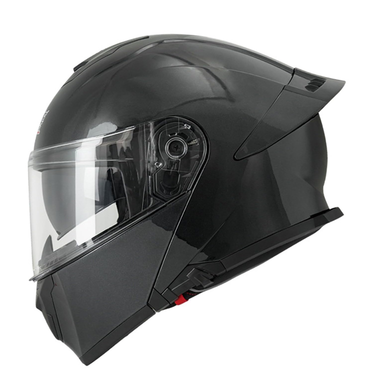 Klapphelm Motorradhelm Motorrad Mit Doppelvisier DOT/ECE-Zugelassener Rollerhelm Sturzhelm Integralhelm Racing Helm Für Damen Herren 9,3XL=65-66cm von JunPing