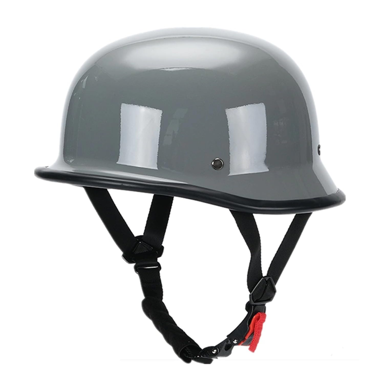 Retro Motorrad Halbhelme Halbschale JetHelm ECEDOT Genehmigt Brain-Cap Halbschale Scooter Helm Herren Retro Motorrad Halbhelm Damen Mofa Helm 4,4XL(67~68CM) von JunPing