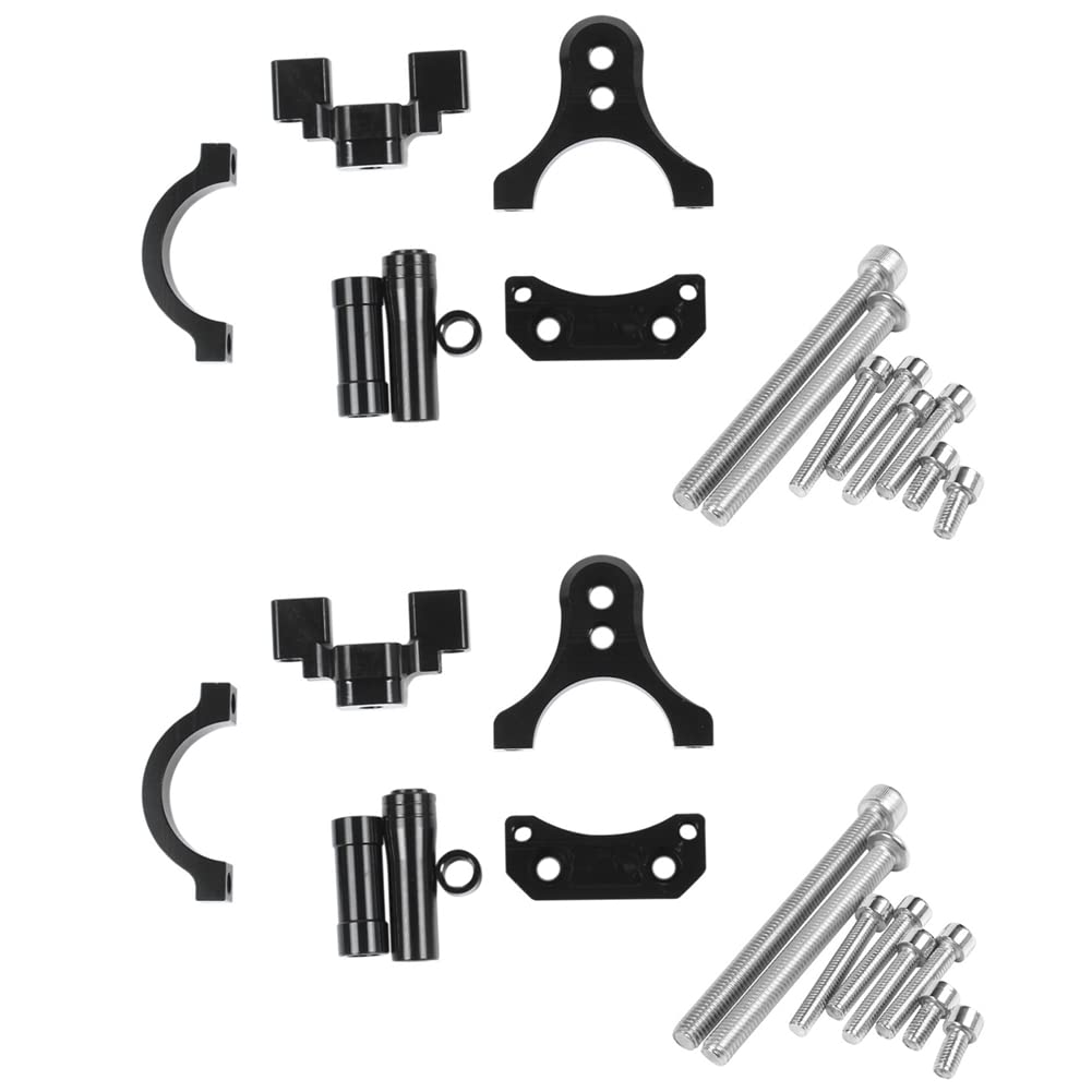 Junguluy 2X CNC Motorrad Dämpfer Lenkung Stabilisieren Dämpfer Halterung Halterung Kit für YZF R3 Mt-03 R25 von Junguluy