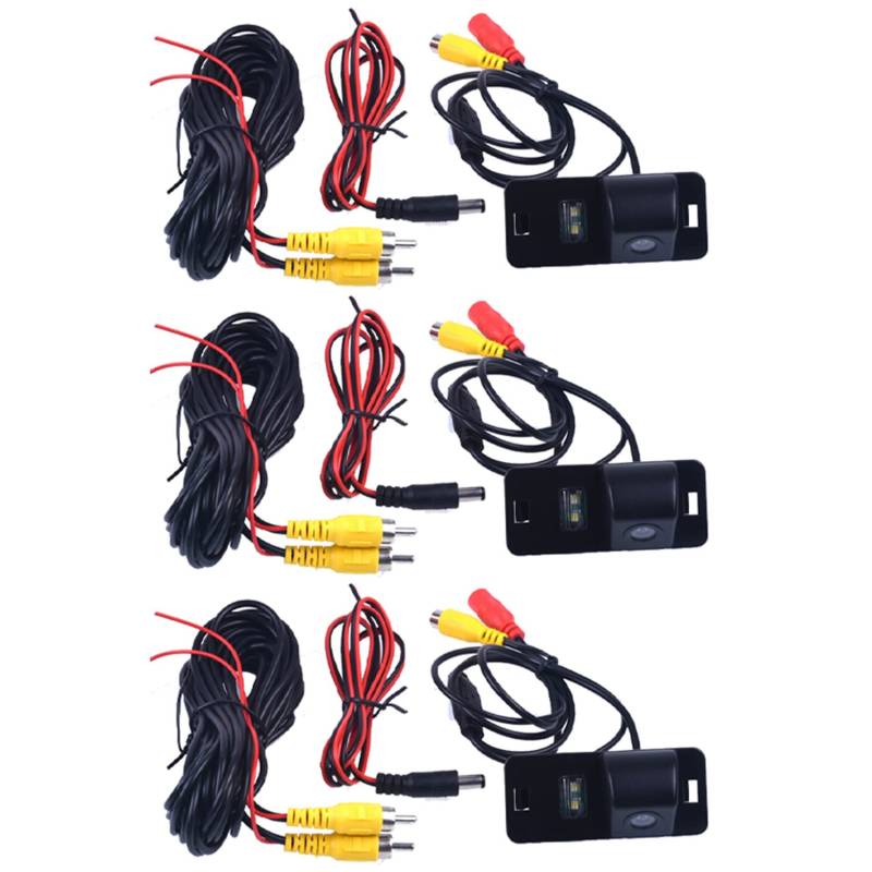 Junguluy 3X Auto Parkspiegelkamera für 3/5/7 Serie E53 E39 E46 E53 X5 X3 X6 von Junguluy