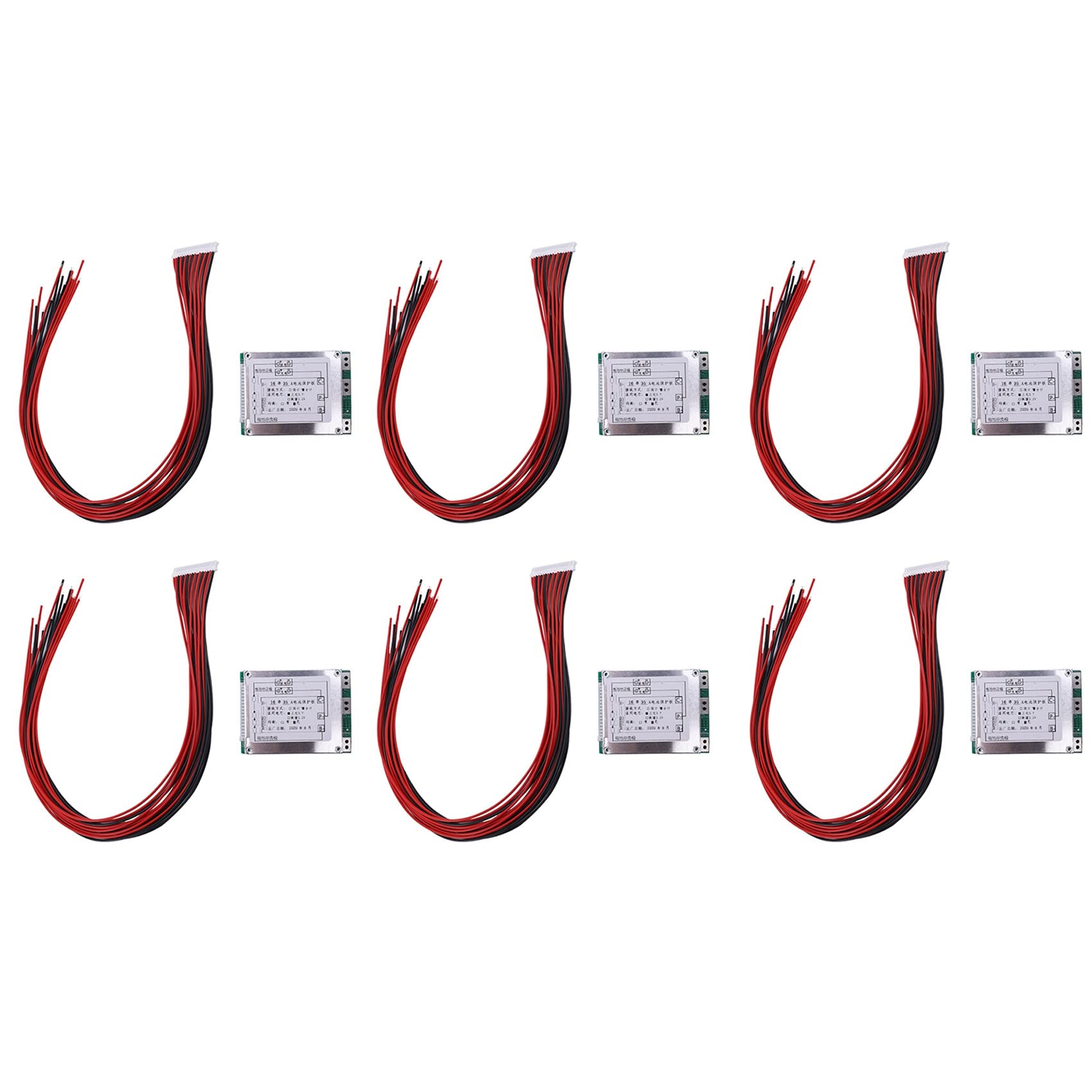 Junguluy 6X 16S 60V 35A Li-Ionen Lithium 18650 Batterie PCB Schutz Platine mit Usv von Junguluy