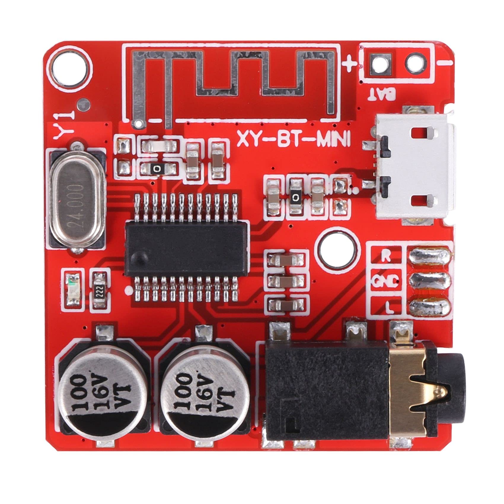 Junguluy MP3 Bluetooth Decoder Board Verlust Freier Auto Lautsprecher Audio VerstäRker Modifiziertes Bluetooth 4.1 Circuit Stereo EmpfäNger Modul von Junguluy