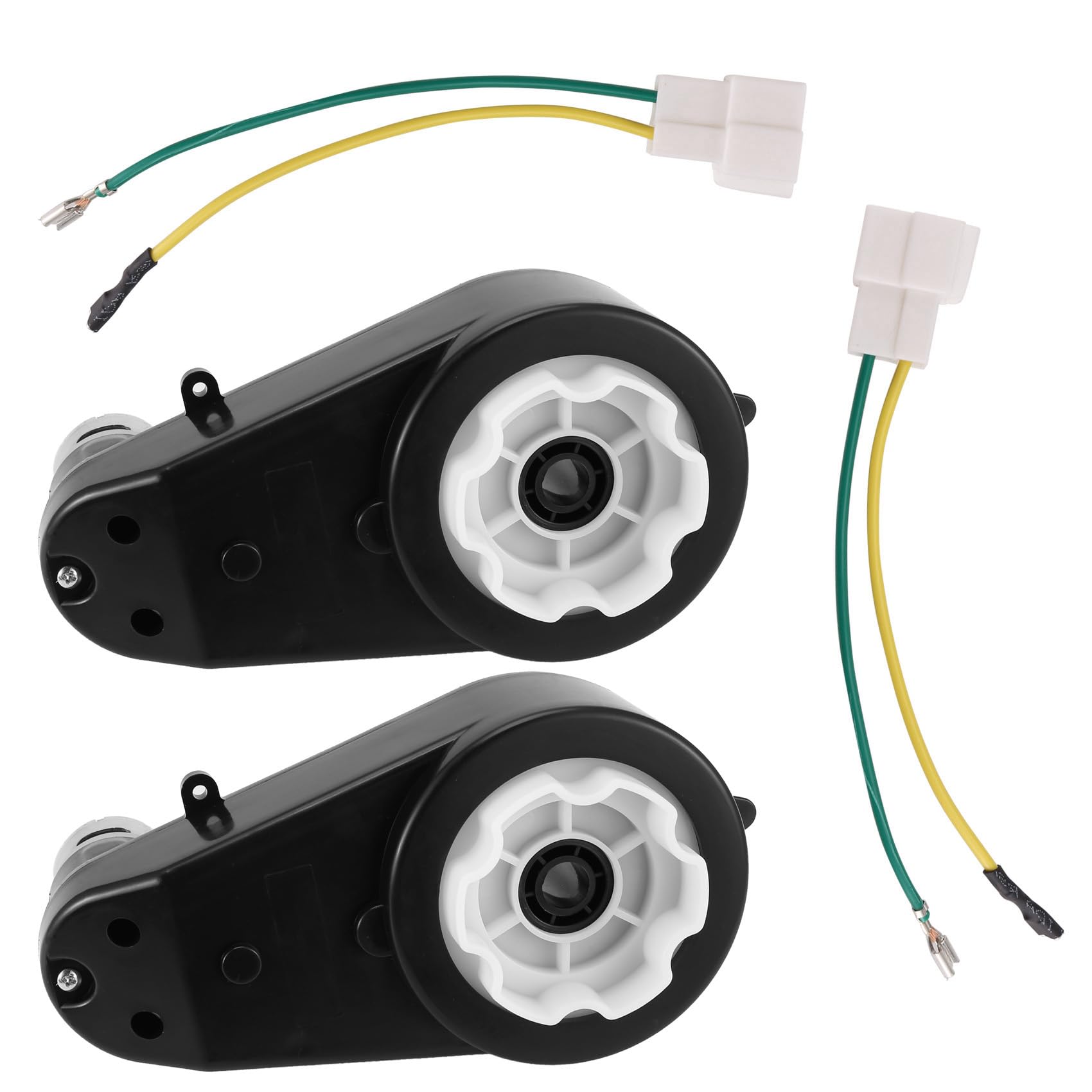 Junterone 2-Teiliger für das Getriebe RS555 24 V 30000 Min Hochgeschwindigkeits-Antriebsmotorgetriebe, für Kinder mit Elektrofahrzeugen von Junterone