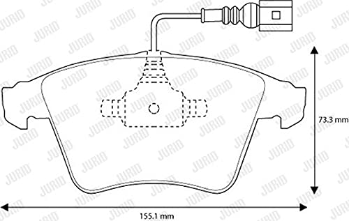 JURID 573160J Bremsbeläge von JURID