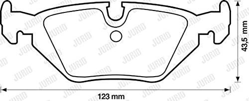 Jurid 571527J Bremsbelagsatz, Scheibenbremse - (4-teilig) von Jurid