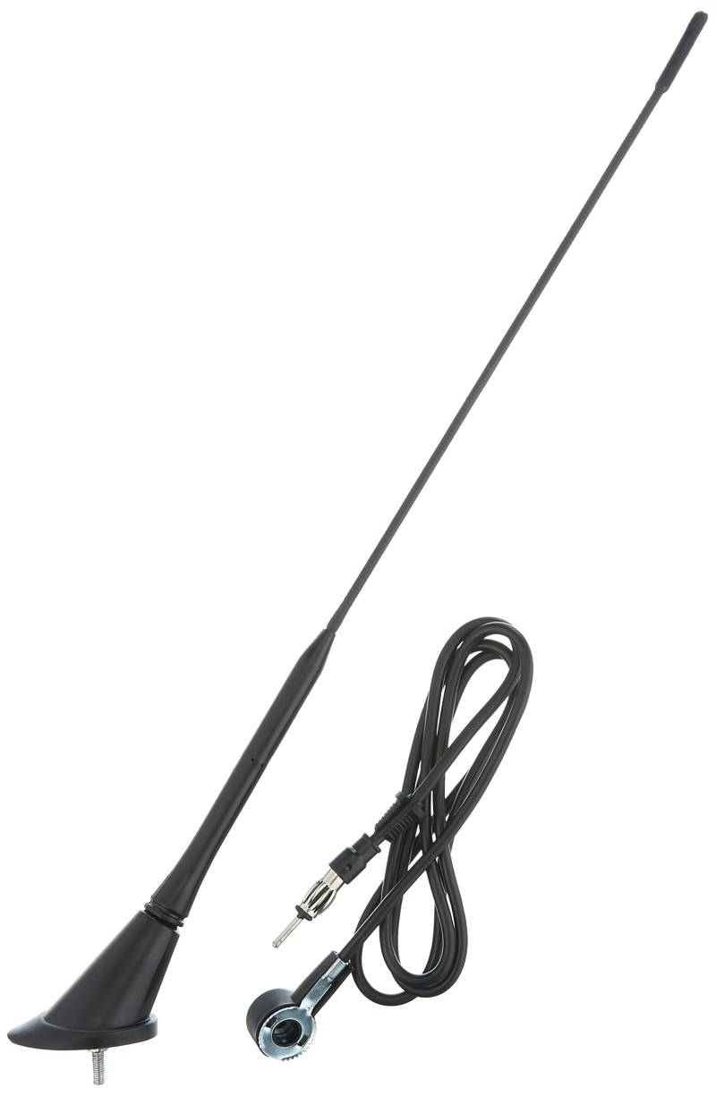 Jurmann Trade GmbH Autoantenne 40cm mit Anschlusskabel 120cm Antenne Dachantenne Stabantenne DIN für Empfang von FM AM von Jurmann Trade GmbH