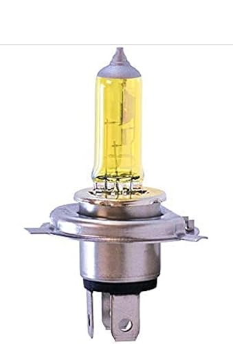 Jurmann Trade GmbH H4 AQUA VISION 12V 60/55W P43t GELB YELLOW HALOGEN LAMPEN E-GEPRÜFT 1er Faltschachtel von Jurmann Trade GmbH