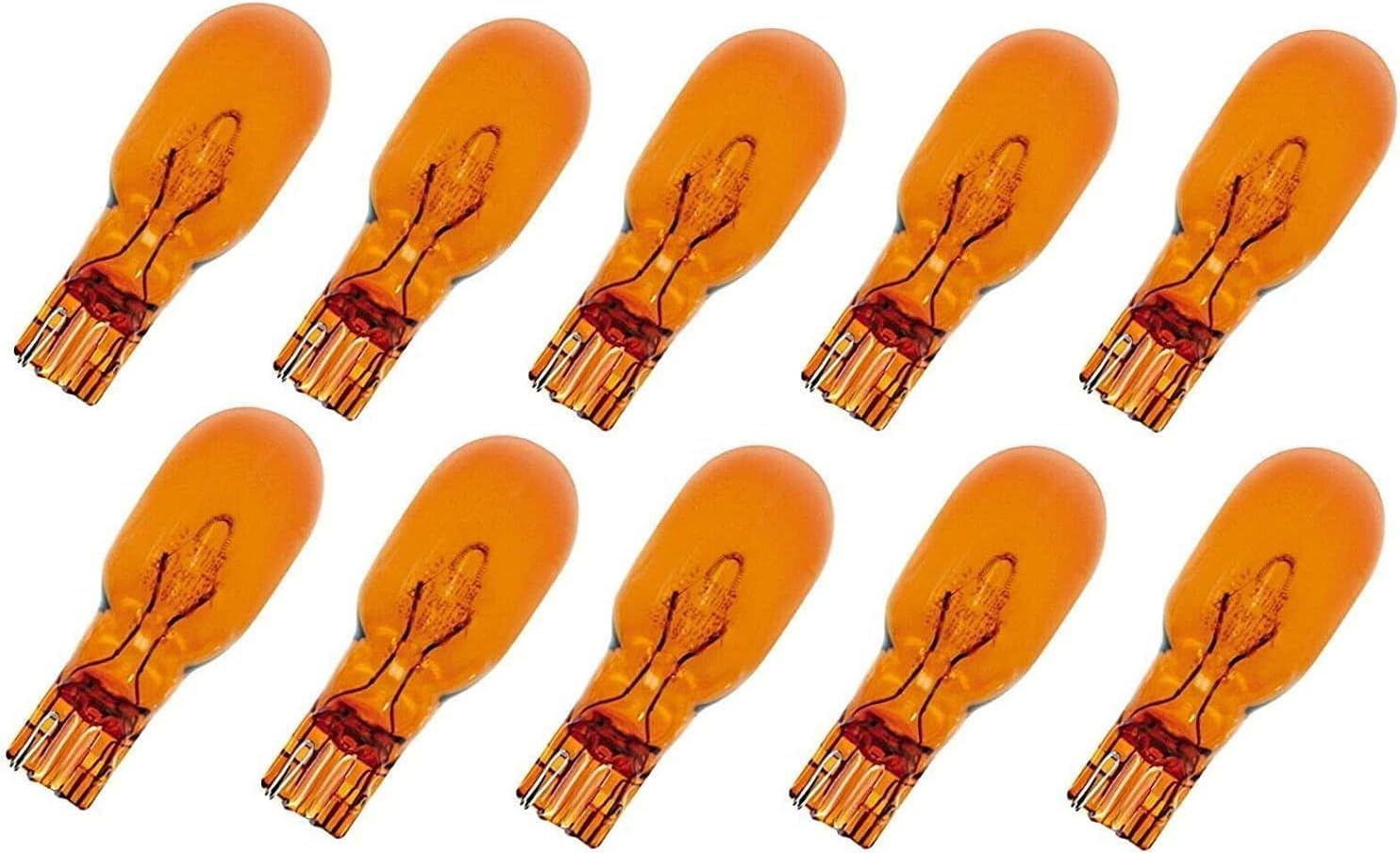 10x Jurmann WY16W 12V W2.1x9x5d Original Orange Long Life Blinker Vorne - Hinten - Seitlich - Halogen Ersatz Lampe E-geprüft von Jurmann Trade