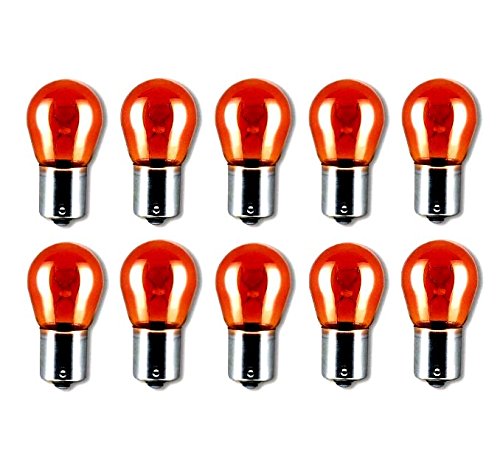 10x PY21W 12V 21W BAU15S BLINKER BLINKLEUCHTEN ORANGE AMBER LAMPEN FALTSCHACHTEL 10 STÜCK Jurmann® LongLife & Erschütterungsfest von Jurmann Trade