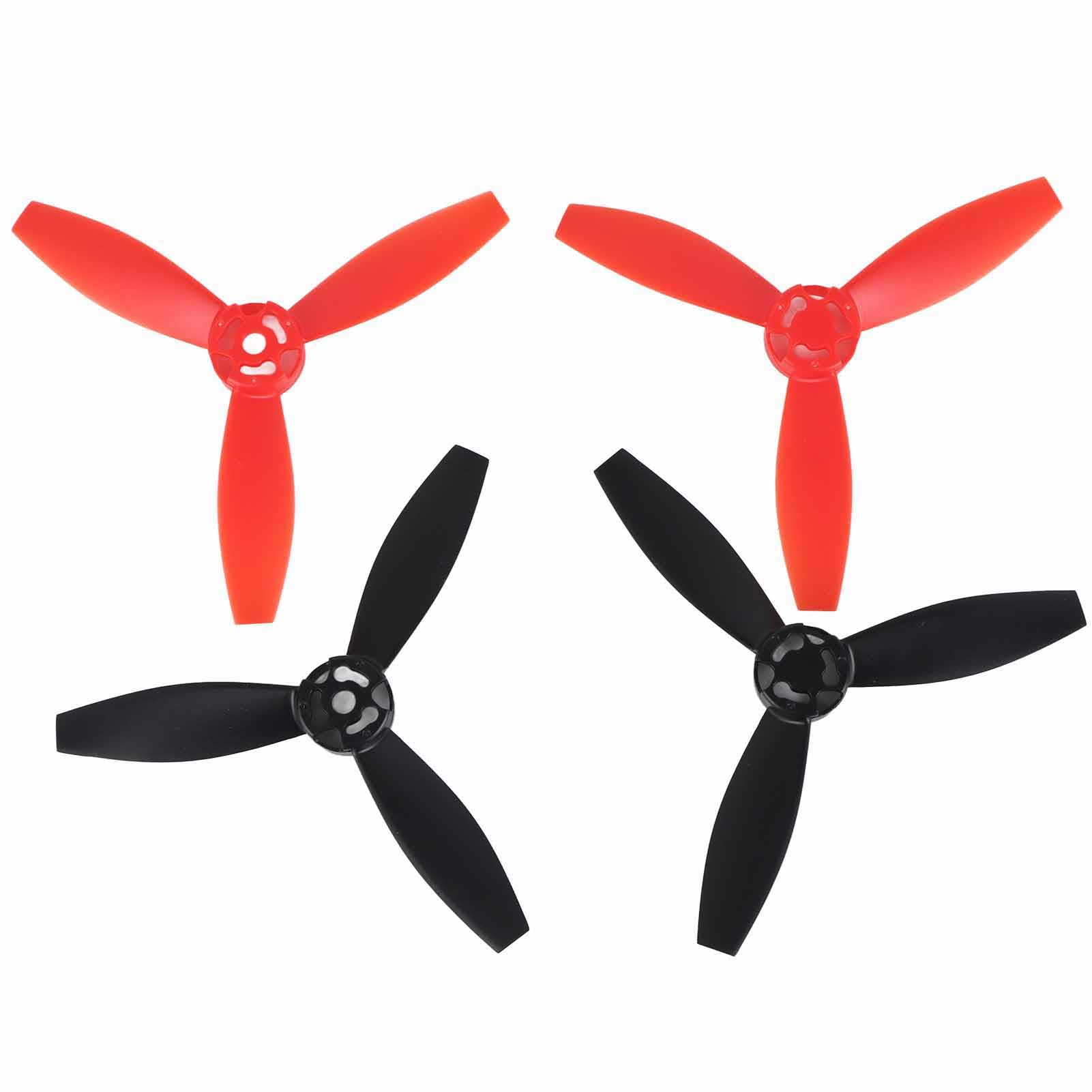 RC-Flugzeugpropeller, Hergestellt von Guter Qualität für zu Hause (2 schwarz 2 rot) von Juroupi