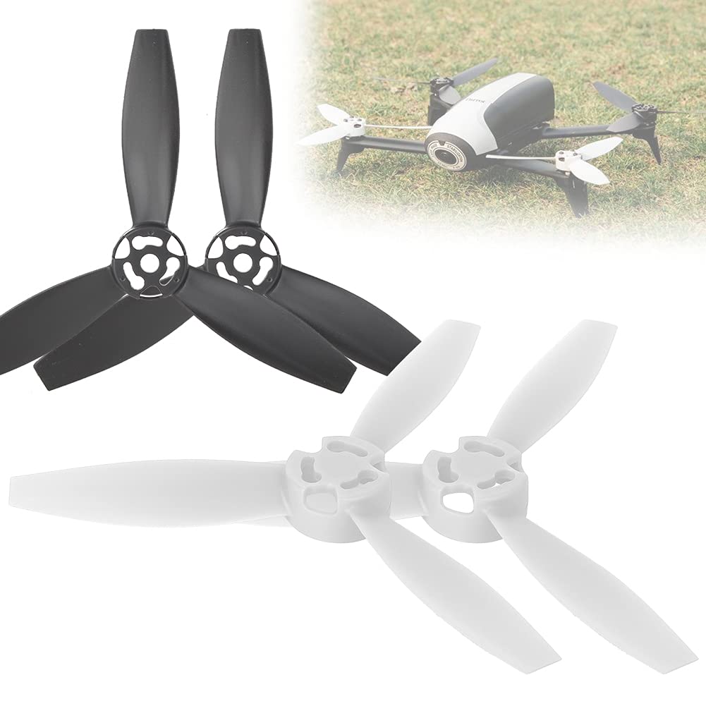 RC-Flugzeugpropeller, Hergestellt von Guter Qualität für zu Hause (2 schwarz 2 weiß) von Juroupi