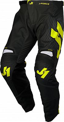 Just1 J-Force Lighthouse, Textilhose - Schwarz/Grau/Neon-Gelb - 28 von Just1