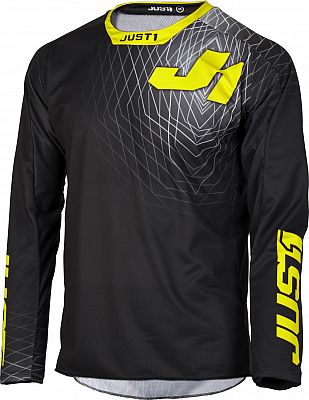 Just1 J-Force Lighthouse, Trikot - Schwarz/Grau/Neon-Gelb - L von Just1