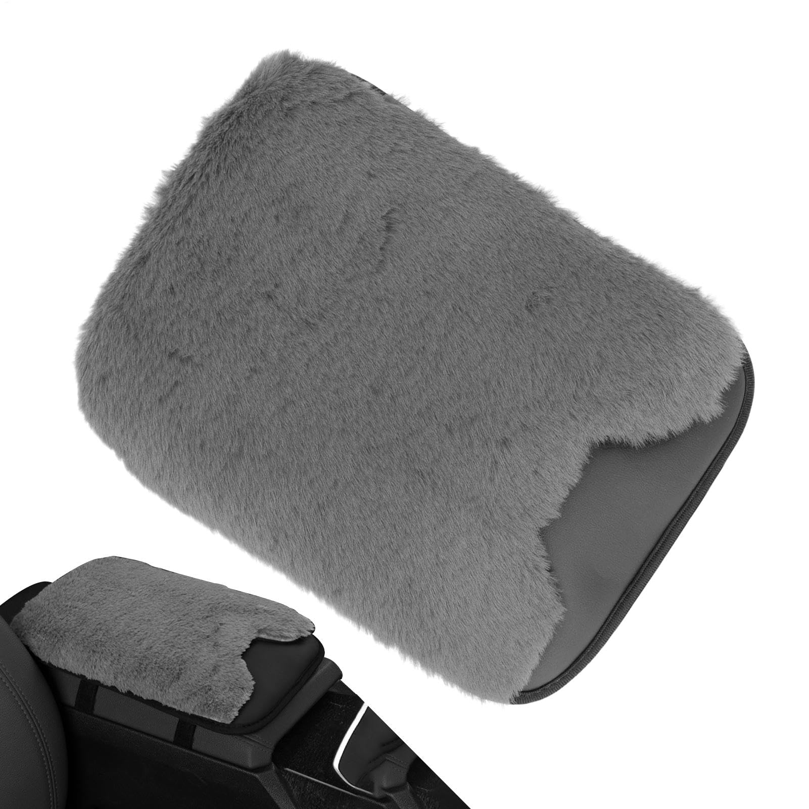 Center Console Armrest Cover, Plush Armrest Pad Protector, Comfortable Console Protector, Heightened Armrest Cover, Stylish SUV Armrest Protector, Ideal For Vehicle And Truck Use 11.81x8.66x1.18 Inche von Jvjggag