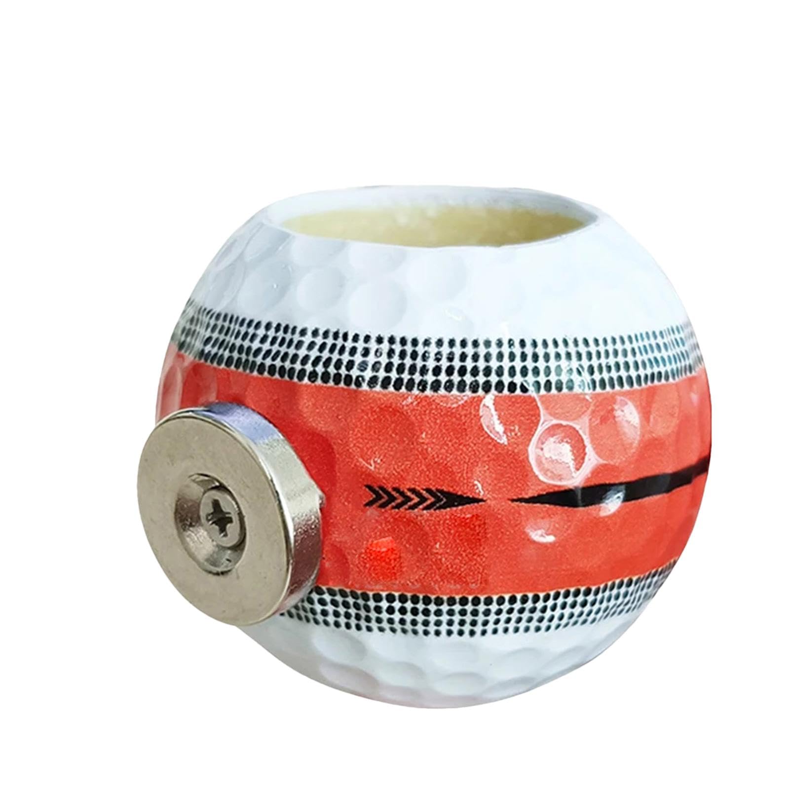 Jvjggag Magnetischer Golfball-Zigarettenhalter,Golfball-Zigarettenhalter für Männer,Golfwagen-Zigarettenhalter | Magnetischer Zigarettenetuihalter, Zigarettenablage für Golfer, tragbarer von Jvjggag