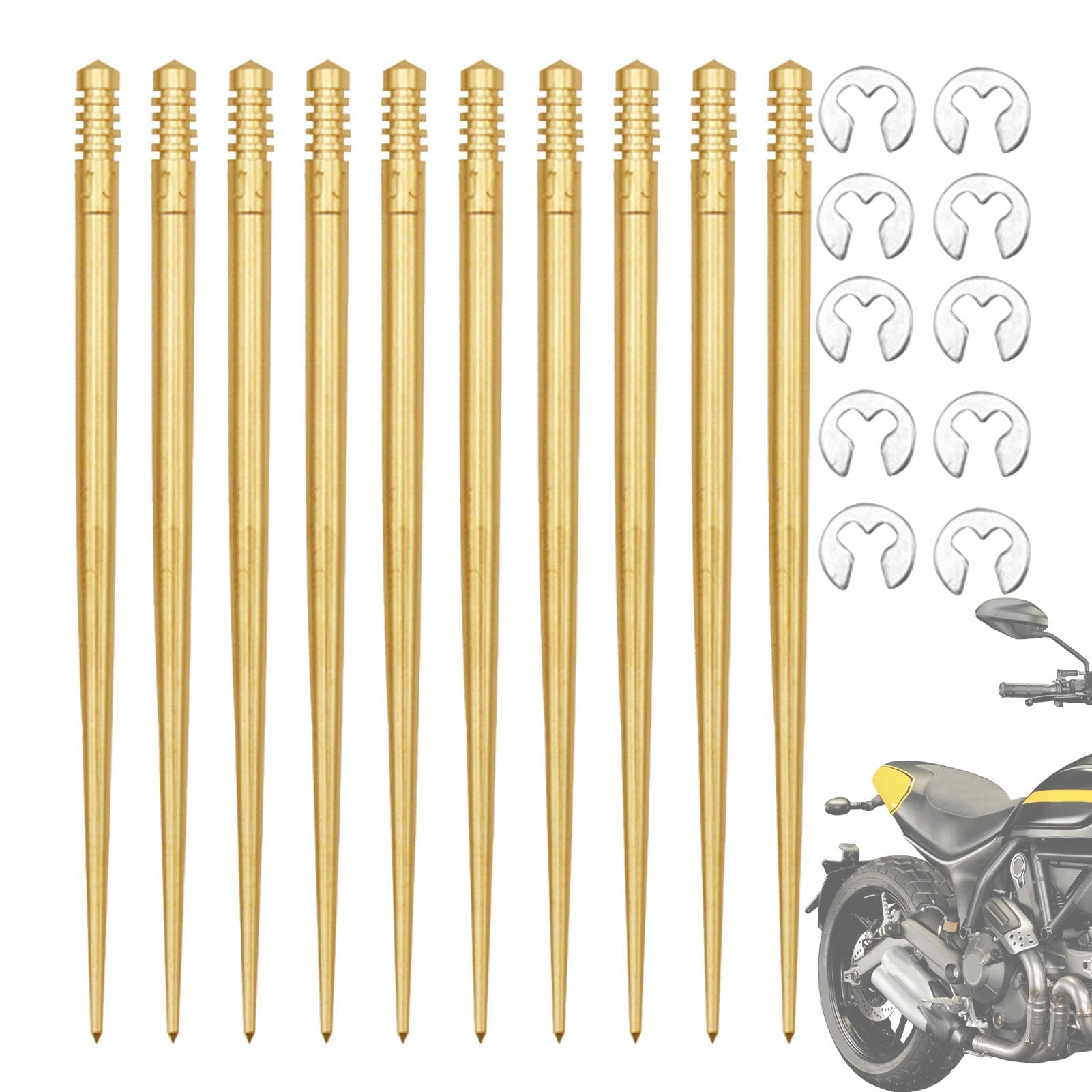 Jvjggag Vergaserölnadel | Motorrad-modifizierte Vergaser-Hauptölnadel – Vergaser-Hauptölnadel Vergaser-Reparatur-Schiebennadel-Set von Jvjggag