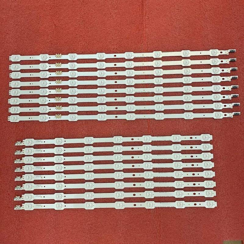 Jxjamp Zubehör 16pcs LED Bar für Samsung UE55HU7100U UE55HU7200 UE55HU7100 UN55HU7250 UA55HU7200 BN96-33493A 33494A DCGE-550DCB-R5 550DCA von Jxjamp