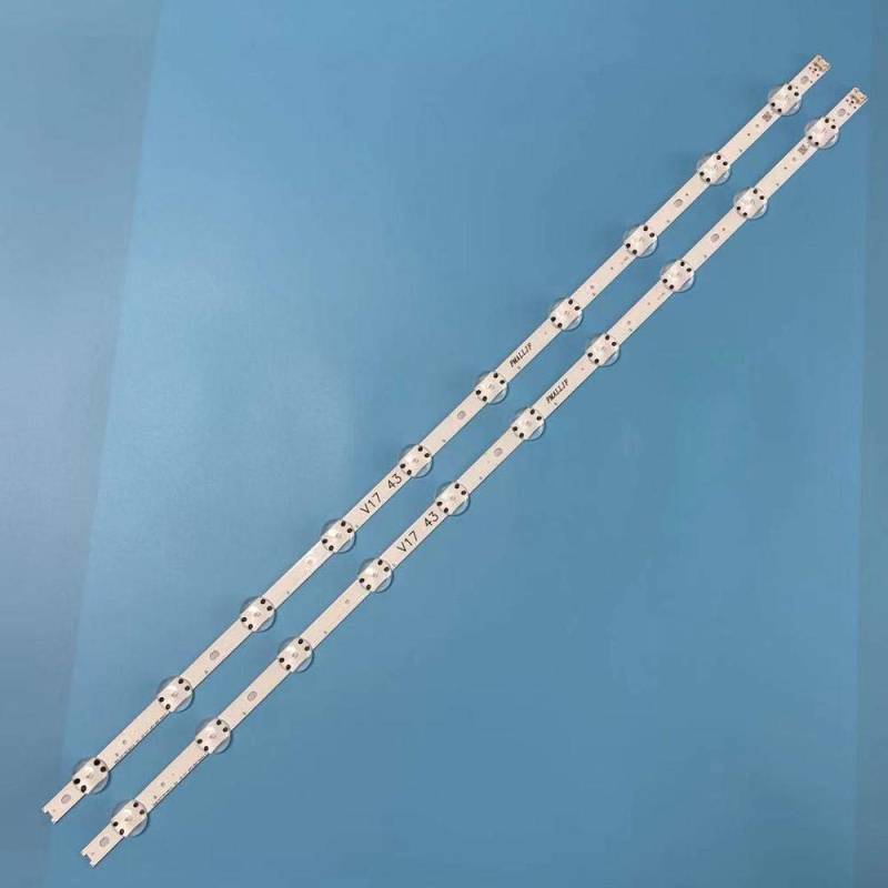 Jxjamp Zubehör 2pcs/set LED Backlight Strip für LG 43LJ622V 43uj6525 43uj6565 43UJ675V 43UJ655V 43UJ651V 43UJ670V 43LV340C 43LJ610V V17 43 ART3 (Größe: 2 0 Satz) von Jxjamp