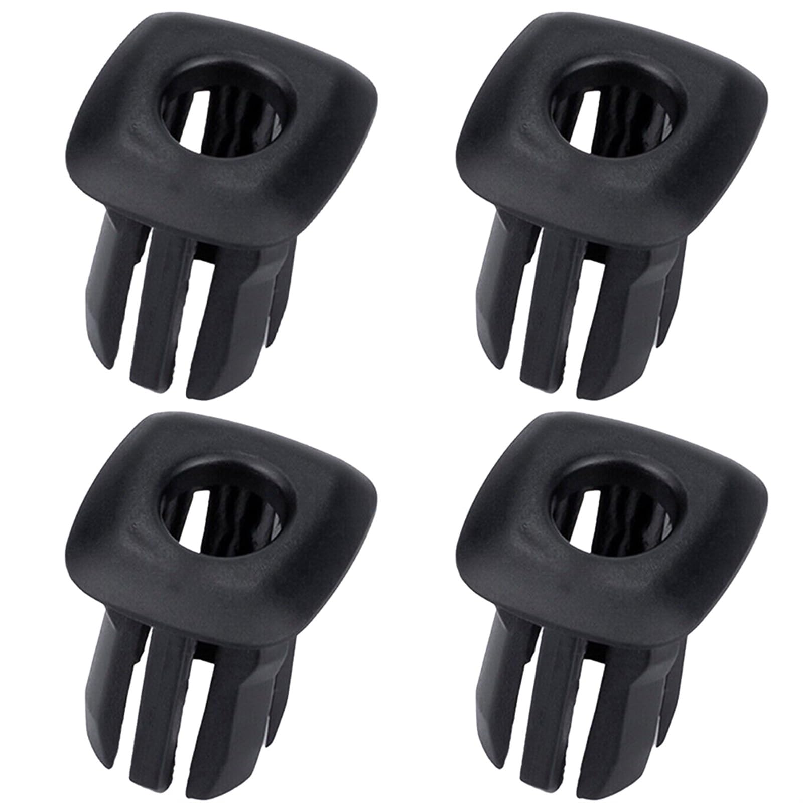 Jyuanfen [Replacement] 4 Stücke Auto Hinten Türschloss Pin Knopf Kappe Sets for BMW 5 Series F10 F18 E39 Schwarz Auto Tür Latch Cover Kit (4Pcs Cap) von Jyuanfen