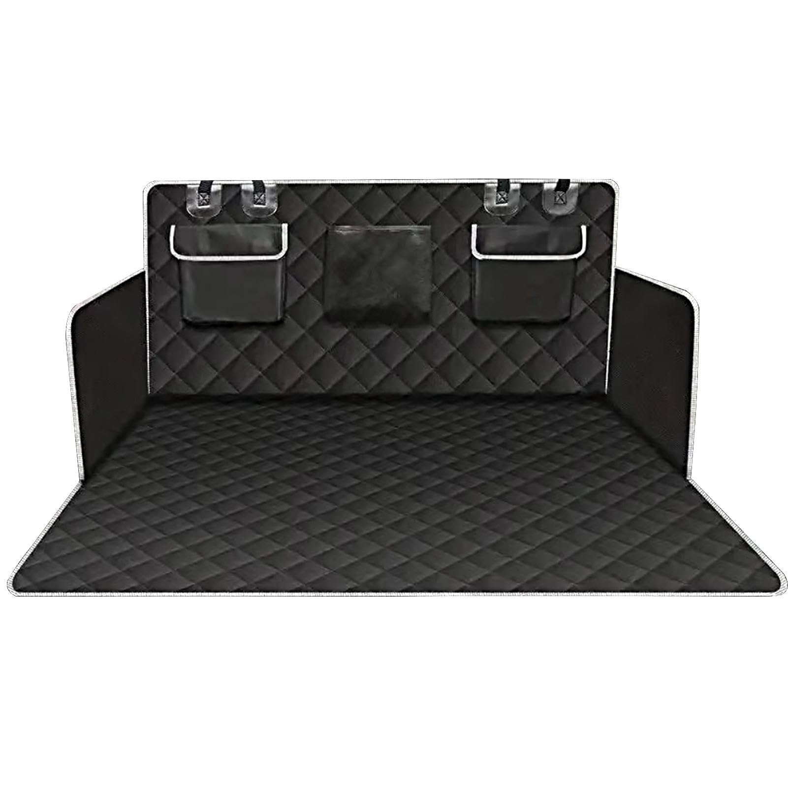 Hunde Auto Matte, Hund Auto Matte, Einfache Installation Hundematte Faltbare Hunde Automatte Fußmatten Kofferraummatte Teppich Kratzfeste Hundematte Dog Cargo Cover Rutschfeste Haustier Sitzmatte von Jyxuyy