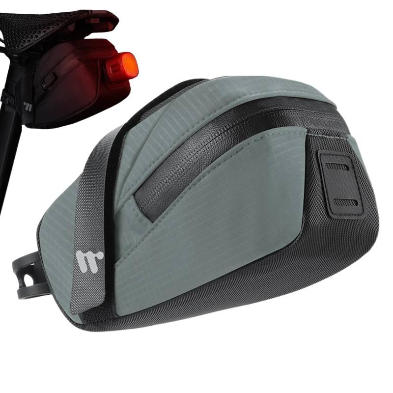 Jyxuyy Cycle Saddle Bag | Durable Mountain Cycling Saddle Pouch with Reflective Strips | Portable Under Seat Pouch, Removable Seat Pack for Travel, Road, and Mountain Biking Essentials Storage von Jyxuyy