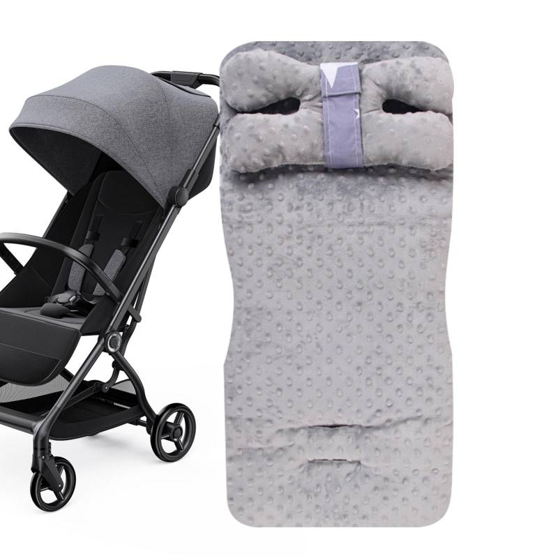 Jyxuyy Stroller Cushion Insert, Breathable Stroller Insert, Seat Soft Liner Baby Pad with Removable Pillow, Adjustable Stroller Liner, Washable Stroller Cushion, Easy to Use for Any Strollers von Jyxuyy