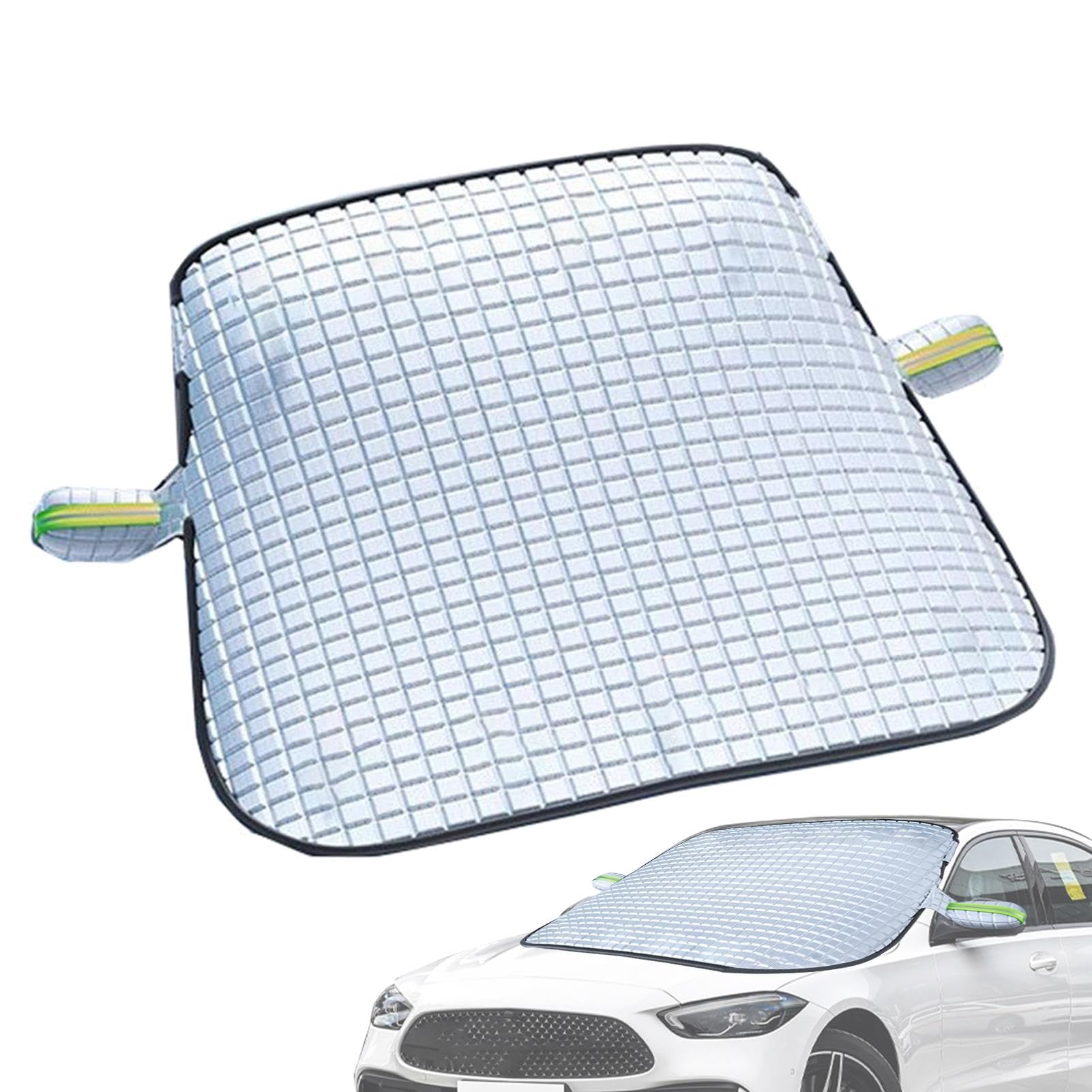 Magnetic Windshield Cover | Heavy-Duty Automotive Snow Covers | All-Weather Car Windshield Snow Cover Protector | Magnetic Windscreen Cover for Ice, Snow, and Sun Protection von Jyxuyy