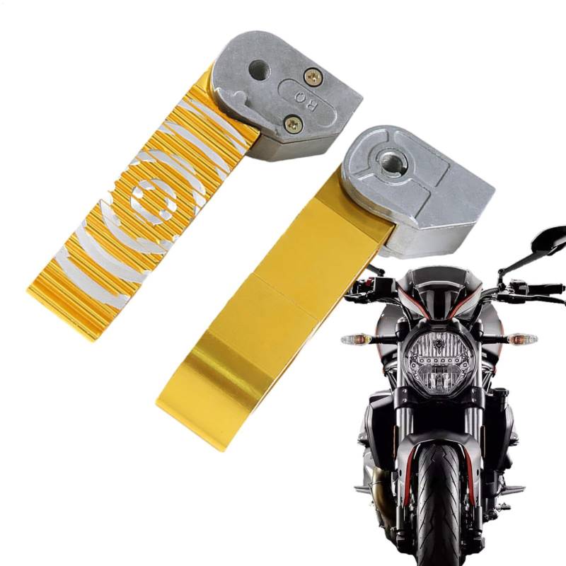 Motorrad-Fußrasten-Set, Fußrasten für Motorräder - Metall-Fußrastensatz vorne und hinten,Motorrad-Fußstütze aus Aluminiumlegierung, hochfestes Fußrasten-Set für Reisen und Pendeln von Jyxuyy