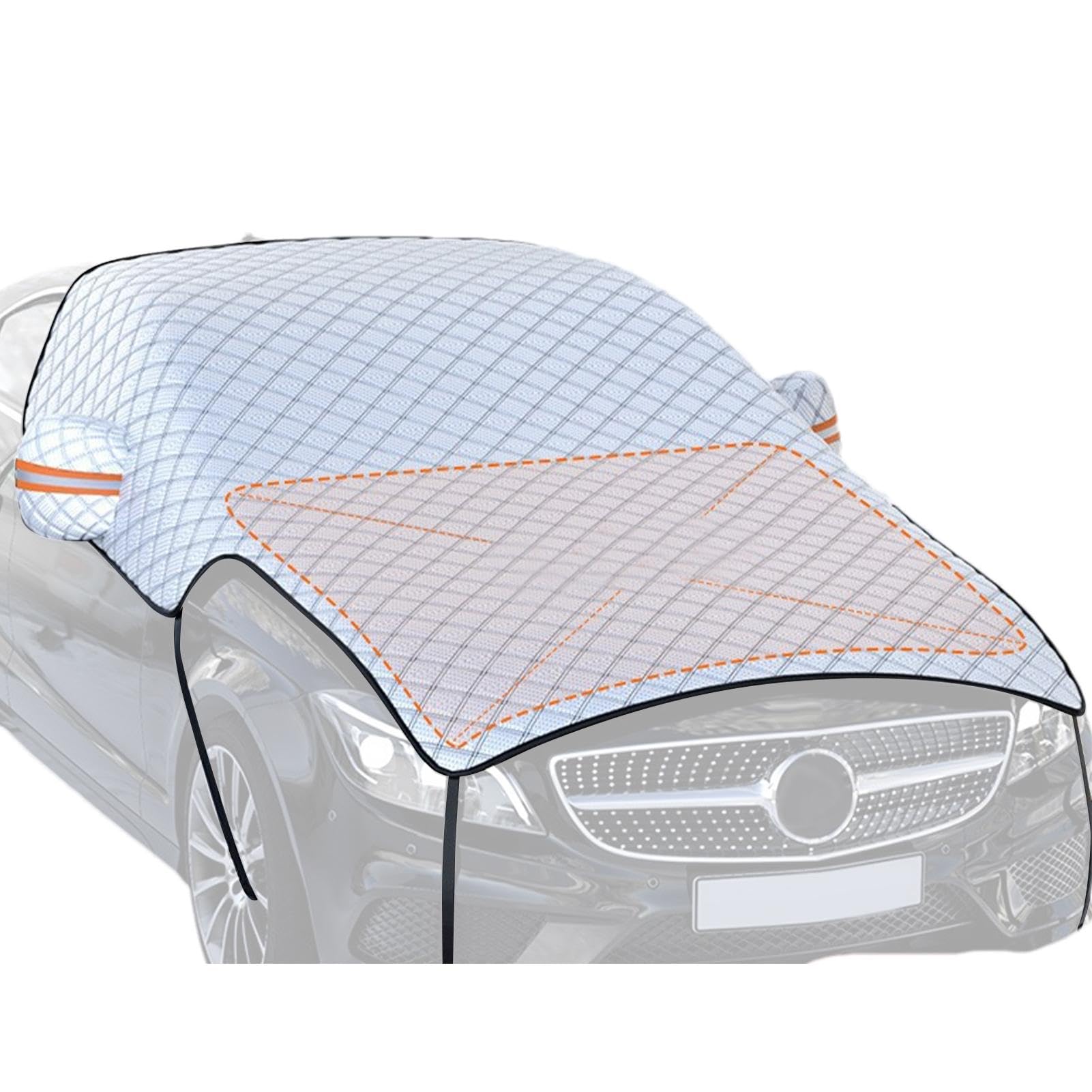 Windscreen Sun Shade for Car | Ultra Thick Windshield Frost Shield | Waterproof Snow Cover for Car, SUV, RV | Protects Against Frost, Ice, and Sun Damage for Year-Round Vehicle Care von Jyxuyy