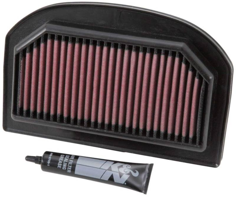 K&N TB-1212 Motorrad Luftfilter, Rot von K&N