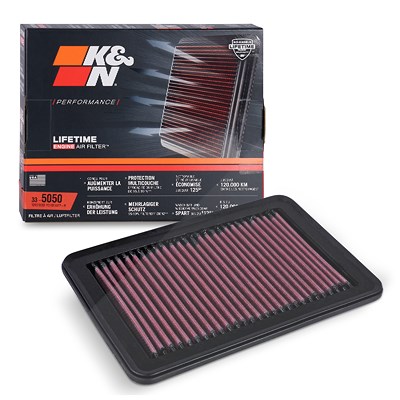 K&n Filters Sportluftfilter [Hersteller-Nr. 33-5050] für Hyundai, Kia von K&N Filters