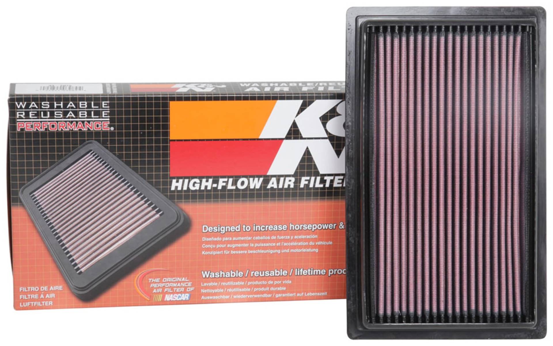 K&N 33-2075 Motorluftfilter: Hochleistung, Prämie, Abwaschbar, Ersatzfilter,Erhöhte Leistung, 2002-2018 (S-Cross, Vitara, SX4, Sedici, Forrester, Baja, Impreza WRX, Outback) von K&N