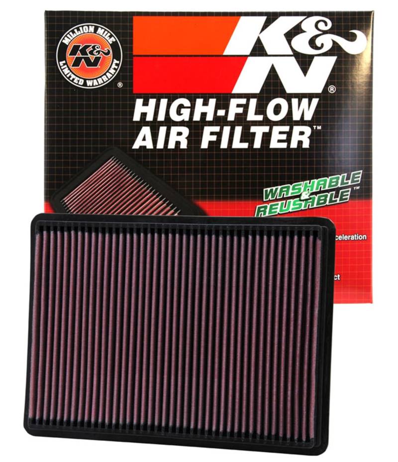 K&N 33-2233 Motorluftfilter: Hochleistung, Prämie, Abwaschbar, Ersatzfilter,Erhöhte Leistung, 2001-2010 (Commander, Grand Cherokee, Liberty, Grand Cherokee III) von K&N