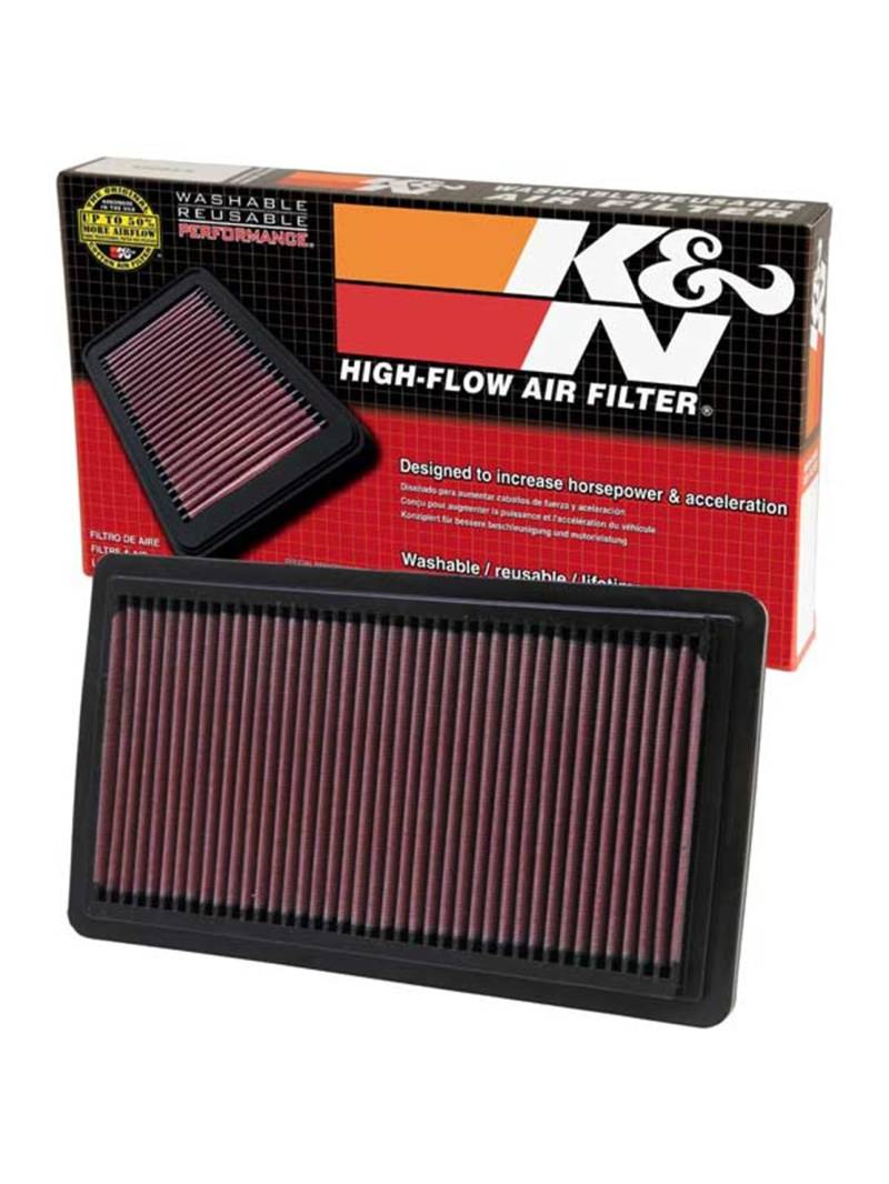 K&N 33-2279 Motorluftfilter: Hochleistung, Prämie, Abwaschbar, Ersatzfilter,Erhöhte Leistung, 2003-2016 (MPV, FAW CX-7, FAW 8, CX-7, mazda 6, Atenza, Mazdaspeed6) von K&N