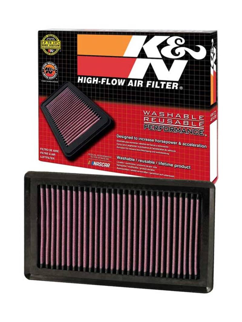 K&N 33-2375 Motorluftfilter: Hochleistung, Prämie, Abwaschbar, Ersatzfilter,Erhöhte Leistung, 2004-2019 (NV200, AD, Cube, Evalia, Wingroad, March, Micra, other select models) von K&N