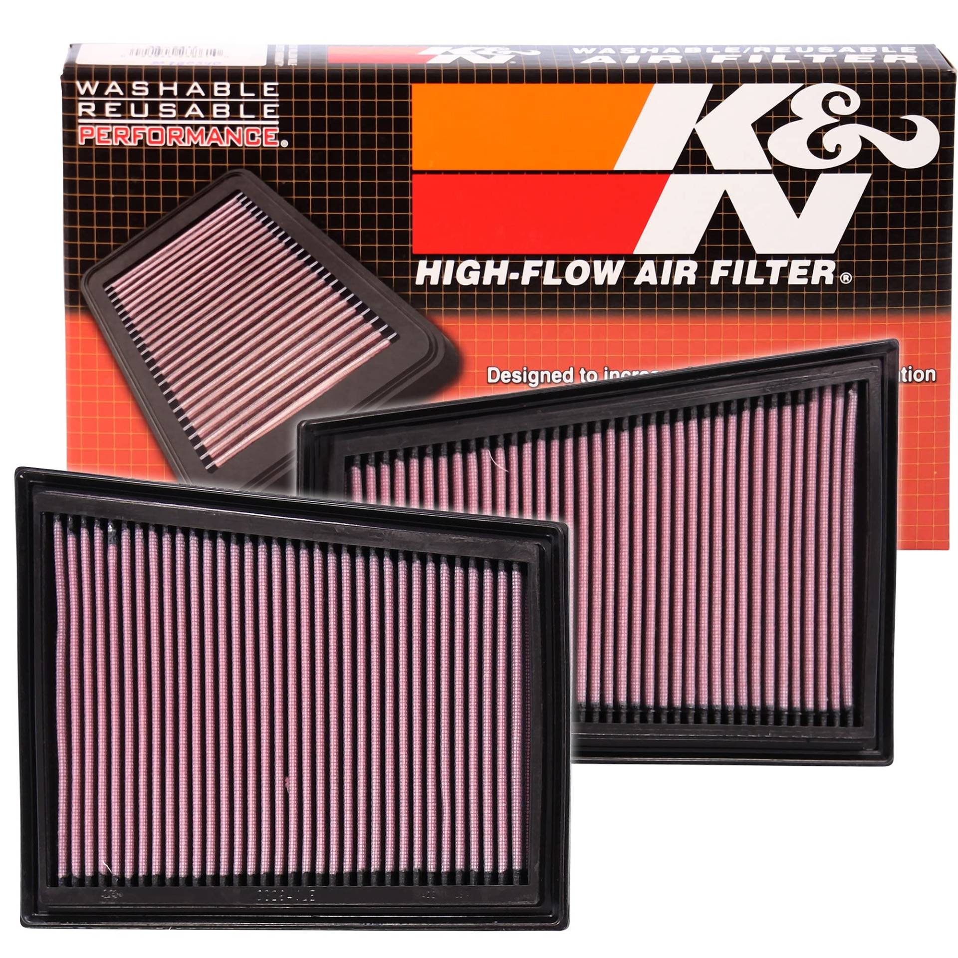 K&N 33-2940 Motorluftfilter: Hochleistung, Prämie, Abwaschbar, Ersatzfilter,Erhöhte Leistung, 2005-2013 (E350d, GL350, R350, G320, ML350, R280, E320, GL320, ML300, andere ausgewählte modelle) von K&N